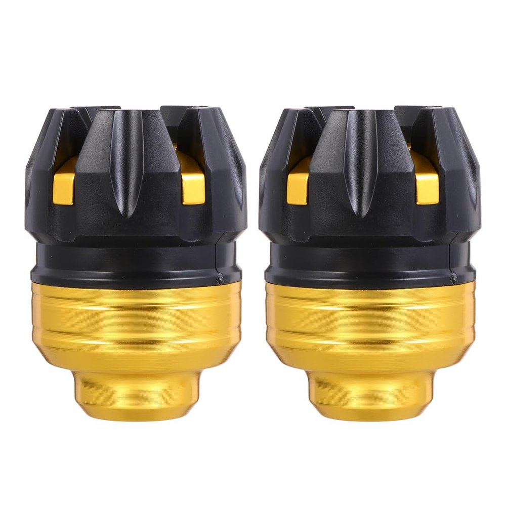 HAPINARY Motorbike Front Fork Cups 2pcs Anti-collision Aluminum Alloy Crash Protection Caps for Motorcycle Wheel Suspension Accessories Off-road Bike