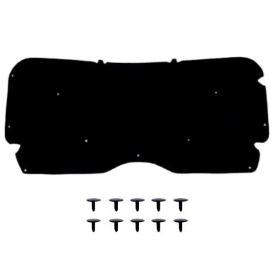 Engine Hood Insulation Pad Soundproof & Heat Insulation Cotton Mat-Without Aluminum foil-for Honda CRV 2002-2005