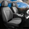 Car Seat Covers Full Set Fit For Hyundai Genesis 2009-2016 ,Black&Gray view 1