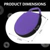 wuyaoyao Car CD Storage Bag, 20 Capacity CD Case Holder for Cars, Portable DVD Binder with Carrying Strap & Zipper Closure, Oxford Cloth Small DVD Wallet Disc Organizer, Car Accessories (Purple) view 2