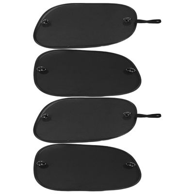 Zerodeko 2 Pairs Car Window Mesh Sunshades with Suction Cups Black 44x36cm UV Protection Side Window Shade for SUV and Auto Summer Sun Blocker
