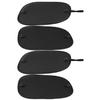 Zerodeko 2 Pairs Car Window Mesh Sunshades with Suction Cups Black 44x36cm UV Protection Side Window Shade for SUV and Auto Summer Sun Blocker view 1
