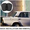 Zerodeko 2 Pairs Car Window Mesh Sunshades with Suction Cups Black 44x36cm UV Protection Side Window Shade for SUV and Auto Summer Sun Blocker view 3