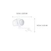 UKCOCO 2pcs Universal Adjustable Rearview Auxiliary Blind Spot Mirrors with Wide Angle Glass and Plastic, 360-degree Car Front and Rear Wheel Blind Zone for Enhanced Driving Safety view 2