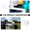 UKCOCO 2pcs Universal Adjustable Rearview Auxiliary Blind Spot Mirrors with Wide Angle Glass and Plastic, 360-degree Car Front and Rear Wheel Blind Zone for Enhanced Driving Safety view 4