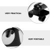 GOOHOCHY Rotatable 360 Plastic and Glass Blind Spot Rear View Mirror Car Side Mirror Left Side Black for Vehicle Safety view 3
