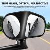 GOOHOCHY Rotatable 360 Plastic and Glass Blind Spot Rear View Mirror Car Side Mirror Left Side Black for Vehicle Safety view 4