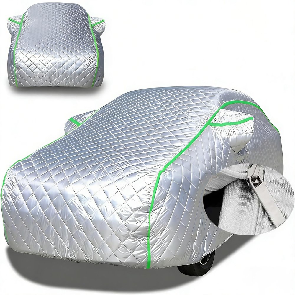 Hail Protector Car Cover for 2019-2025 Cadillac CT5/CT5-V Sedan,Anti-Hail Car Cover,Thickened Cotton,Waterproof,Rainproof,Snowproof,Zipper,Reflective Strips kyyzga,(205.874.458 inch)