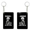 Kangweida Shhhh No One Cares 23 Inch Rectangular Keychain Custom Design Durable Fashionable view 2
