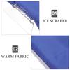 Healvian 2pcs Ice Scraper with Protective Gloves, Abs Snow Removal Shovel for Car Windshield Defrosting, Professional Ice Remover for Winter Emergency Use view 3
