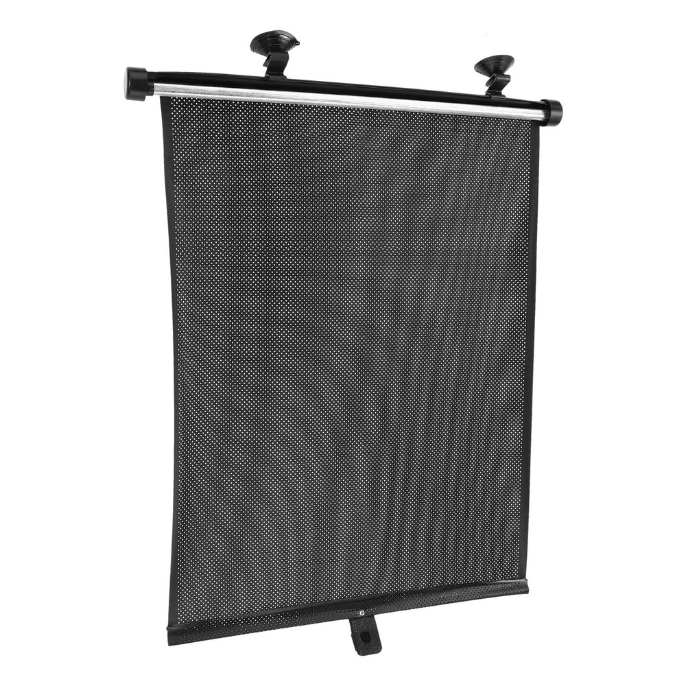 UKCOCO Car Side Window Sunshade Roller 40x45cm Black, Retractable UV Protection Shade for Vehicle Side Glass, Heat Blocker Suitable and Passenger Comfort
