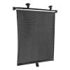 UKCOCO Car Side Window Sunshade Roller 40x45cm Black, Retractable UV Protection Shade for Vehicle Side Glass, Heat Blocker Suitable and Passenger Comfort view 1