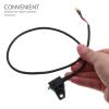 SHINYPASING Motorcycle Brake Light Switch Kit 2pcs Waterproof Front Rear Brake Stop Switch Replacement for Motorbike Accessories Compatible with Electric Scooters view 4