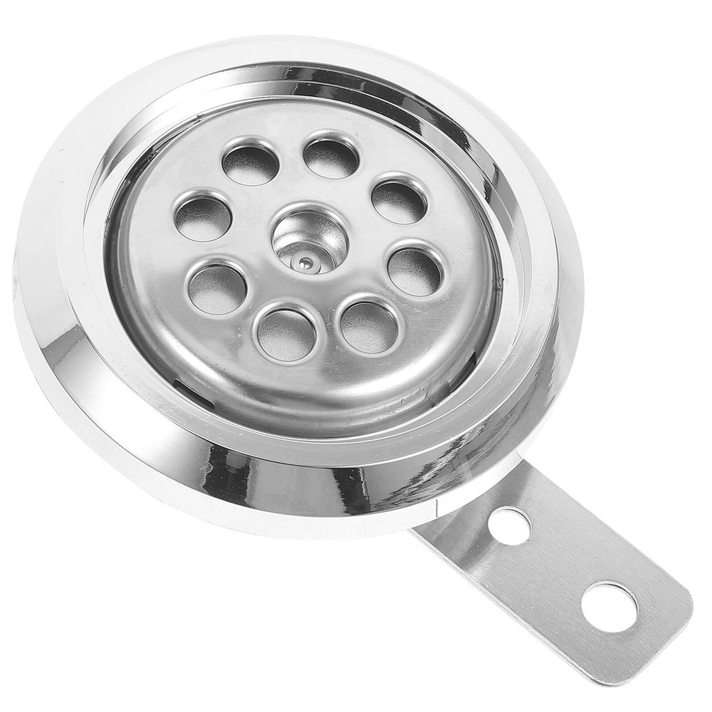 Anneome Motorcycle Horn 12v Loud Metal Disc Horn Anti-rust for Motorbike Suitable for Scooters and Tricycles