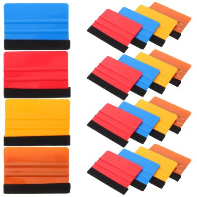 FESTFENDS 20pcs Car Film Squeegee Set with Plastic Glass Scraper, Windscreen Squeegees for Window Tint Installation, Damage-Free Vinyl Applicator Tools for Automotive Film Wrap and Decal