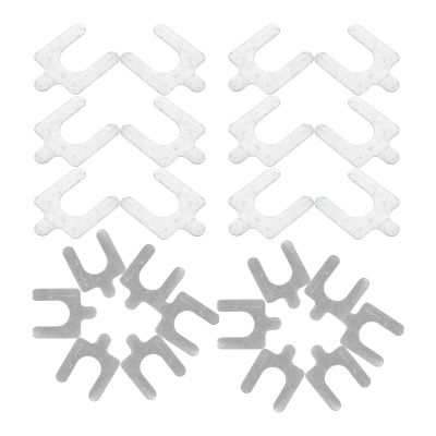 DONFAMDS 50pcs U-Shaped Car Shims Alignment Tool Kit 0.5mm Thickness for Camber Angle Adjustment Vehicle Wheel Suspension Maintenance