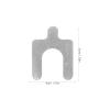 DONFAMDS 50pcs U-Shaped Car Shims Alignment Tool Kit 0.5mm Thickness for Camber Angle Adjustment Vehicle Wheel Suspension Maintenance view 2