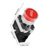 Universal Ignition Button 12v PP Sleek Auto Starter Panel view 2