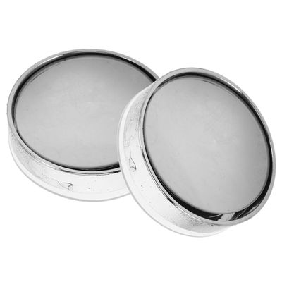TOPPERFUN Automotive Blindspot Mirrors 1 Pair Suction Cup Wide Angle Rearview Mirror 360 Adjustable Convex for Reversing and Blind Spot Detection