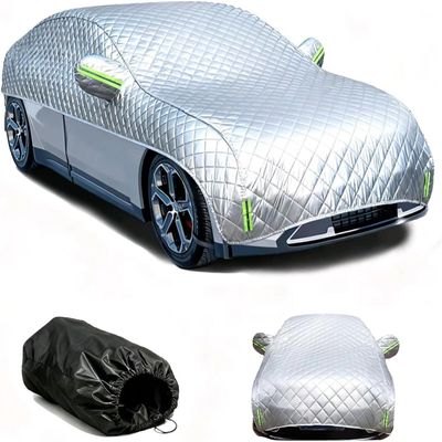 Hail Protector Car Cover for Cadillac SRX XTS,5-Layer Padded Anti-Hail Half Car Covers,Outdoor Waterproof Scratchproof Sun-Resistant z1105