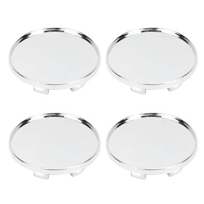 Shkalacar Wheel Center Caps, 4pcs Universal ABS Metal Hub Cap Cover with Brilliant Design for Most Vehicles 59mm Outer Dia 51mm Inner Dia Car Wheel Center Cap Stylish Outer (Electroplated)
