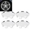 Shkalacar Wheel Center Caps, 4pcs Universal ABS Metal Hub Cap Cover with Brilliant Design for Most Vehicles 59mm Outer Dia 51mm Inner Dia Car Wheel Center Cap Stylish Outer (Electroplated) view 3
