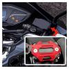 Motorcycle Front Brake Clutch Fluid Reservoir Cap Tank Cover Moto Compatible with ADV350 Adv350 FO R ZA350 NSS350 ADV NSS 350(Gold b) view 2