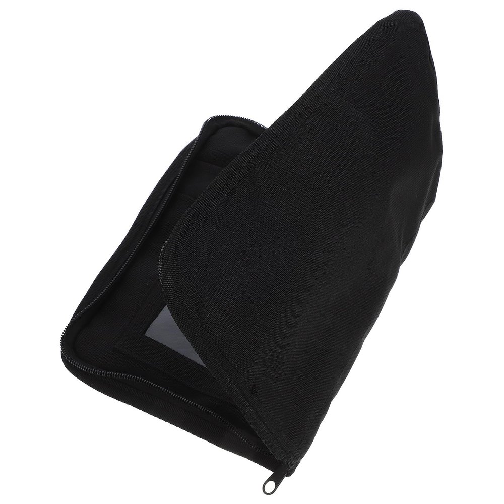 Mikinona Car Storage Pouch with Multi Pockets, Oxford Fabric Glove Box Organizer for Car Owners Manual, Registration Card, and Document Storage, Portable Black Interior Accessory