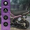 Yidcidu Motorcycle Scooter Seat Cover, Honeycomb Mesh Motorcycle Seat Cover, Breathable Comfortable Motor Protective Accessories, Universal for Most Vehicles (Black #M) view 3