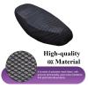 Yidcidu Motorcycle Scooter Seat Cover, Honeycomb Mesh Motorcycle Seat Cover, Breathable Comfortable Motor Protective Accessories, Universal for Most Vehicles (Black #M) view 4