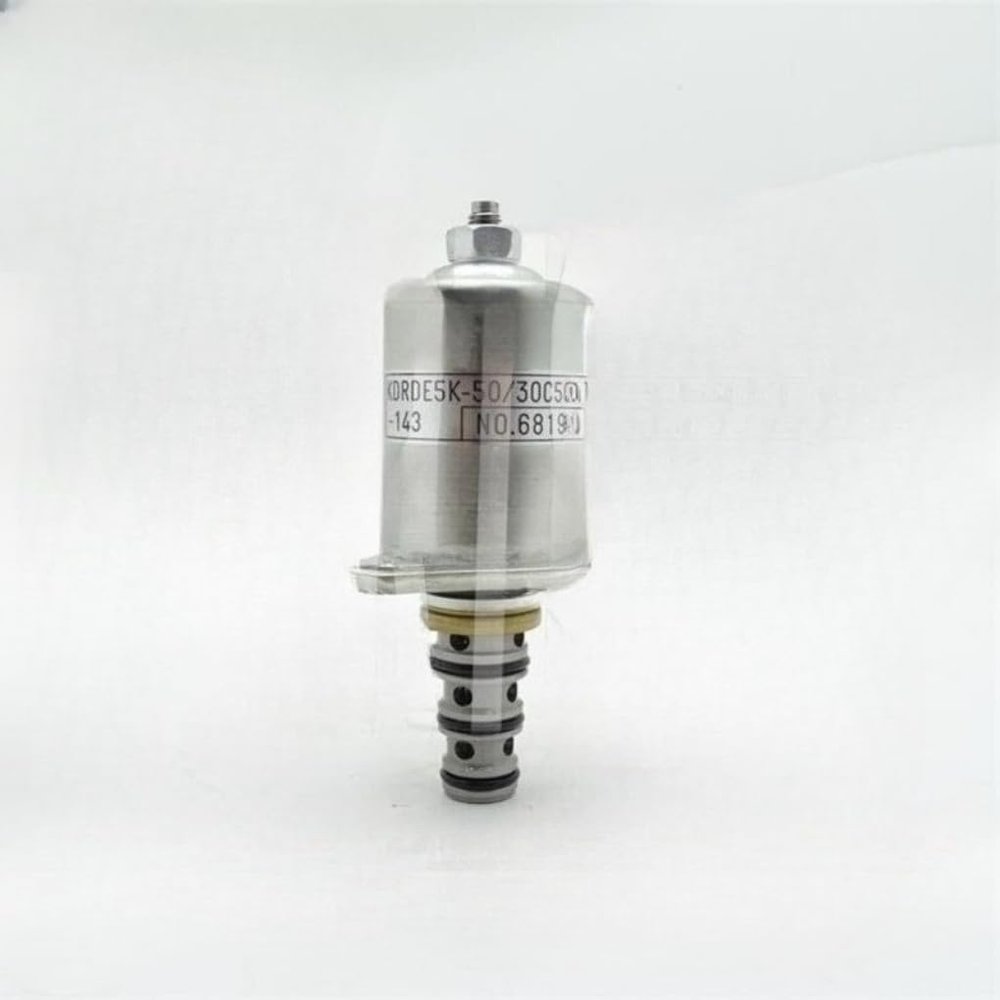 Solenoid Valve, Compatible with Kobelco SK350-8 SK450-8 CX350D SK200-8, KDRDE5K-50/30C50-143, Hydraulic Valve Excavator
