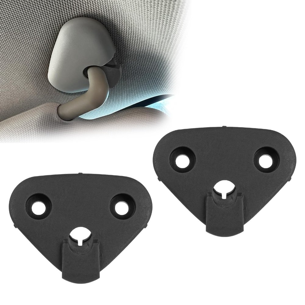 TruviaBloom Sun Visor Replacement Clips Compatible with Impreza 2017-2023 2 Pack Visor Accessories (Driver & Passenger Side) Durable Sun Visor Clip Mounts for Stable Function (Black)