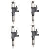 WSbaodan 4Pcs Fuel Injector 0950005515 095000-5515 Fits for Hitachi ZX330-3 ZX350-3 Excavator for Isuzu 4HK1 6HK1 Engine view 1