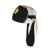 Doo Rags for Men Women, Cooling Skull Caps Head Wrap Breathable Wicking Pirate Hat Helmet Liner for Cycling Motorcycle Black view 1