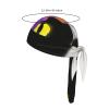 Doo Rags for Men Women, Cooling Skull Caps Head Wrap Breathable Wicking Pirate Hat Helmet Liner for Cycling Motorcycle Black view 2
