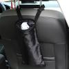 Whoasyst Spacious Vehicle Waste Storage Container Pouches Rounded Corners Design for Door Panel and Console Area Car Door Trash Holder with Adjustable Straps view 2