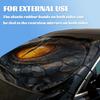 Dragon Eye Car Windshield Sunshade Folding Fantasy Fire Mythical Creature Heatshield Front Window Car Sun Shade Windshield Sun Visor Protector for Car Sedan Truck SUV Accessories 59" L x 31.5" W view 3