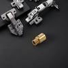 Amosfun Bike Pedal Extenders Pair Gold Alloy Pedal Extension Axle Sturdy Compact Adapter for Mountain Bike Cycling Accessories view 4