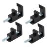 Truck Cap Mounting Clamp Durable for Track System No Drill Installation Fit for view 1