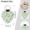 Key Ring Cute Flowers Cute Keychains For Car Keys Pu Leather Boat Key Chain Heart Leather Cover Llaveros Para Hombres De Carros For Women& Men view 2