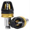 for Ninja ZX-6R 636 1995-2024 7/8 Bars 17mm Diameter CNC Handlebars Motorcycle Handlebar End Caps(Yellow) view 1