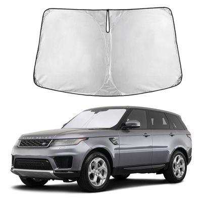 Autovir Windshield Sun Shade Fit for 2014-2020 2021 2022 Land Rover Range Rover Sport Sunshade, Front Car Window Shades Sun Visor, Blocks UV Rays & Heat, Car Accessories