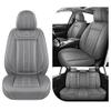 AWUI for Nissan Titan Seat Covers 2004-2026 Full Set,Waterproof Nappa Leather, Scratch-Resistant, 360 Full Coverage, Anti-Slip & Easy-Clean Car Seat Covers(5 Seat,Grey) view 1