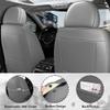 AWUI for Nissan Titan Seat Covers 2004-2026 Full Set,Waterproof Nappa Leather, Scratch-Resistant, 360 Full Coverage, Anti-Slip & Easy-Clean Car Seat Covers(5 Seat,Grey) view 3