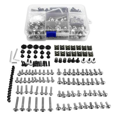 zhyubnd 195 Pcs Motorcycle Fairing Bolts and Nuts Kit for RVF400 NC35 1988 1989 1990 1991 1992 1993 1994 1995 96 Aluminum Fairing Bolts Screws Bolts Fasteners Set