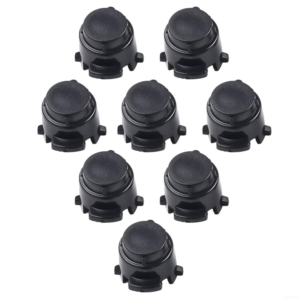 Parking Sensor Cover, Front Bumper Cap, Black Plastic, Direct Replacement for Mercedes-Benz C300 C43 E450 GLC63 GLS580 2015-2022