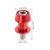 HEMOTON 2 Pairs 10mm Aluminum Motorcycle Swing Arm Spools Replacement Bobbins Sliders for Swingarm Stand Paddock Use Compatible with Sport Bikes and Cruisers view 2