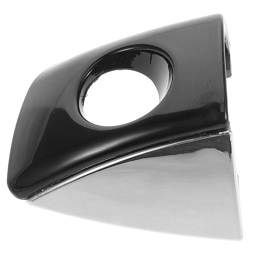 PATKAW Car Door Exterior Handle Cover with Key Hole Trim Black Left Front Driver Side Door Handle Protector Compatible with Audi 4h1837879 Scratch Guard