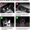 YUFENGLIHAI 2Pcs PU Leather Car Seat Gap Filler Organizer for Citroen Berlingo 2018-2023, Front Seat Storage Box Center Console Side Pocket Organiser for Phones Keys Cards,C/Red view 4