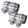 UHANBUT 2 Inch Automotive Exhaust Clamp, Stainless Steel, 2PCS view 1